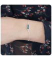 Grey Shell Silver Bracelets BRS-426